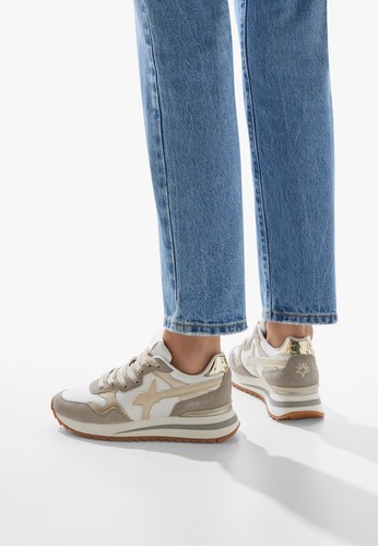 Sneakers W6YZ WIZZ mod. YAK -W col: TAUPE PLATINUM Sconto -32% - Imagen 6 de 7
