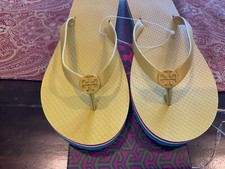 Tory Burch Mini Minnie Flip Flop - lime green size 7, BNIB, MSRP 98, HTF