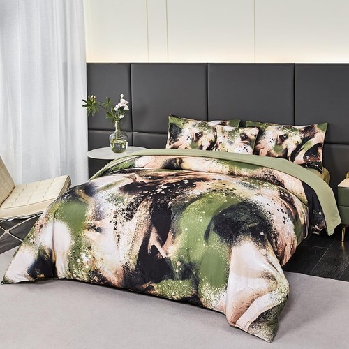 Soft Fluffy 6-Piece Kids Twin Comforter Set - Tie Dye Pattern for All Seasons - Picture 4 of 9