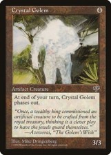 MTG Mirage --- CRYSTAL GOLEM --- Uncommon! NM! Magic the Gathering!