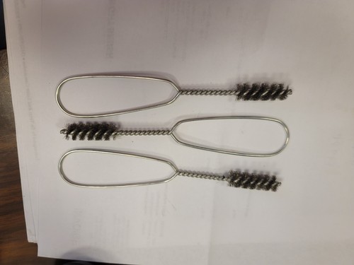 HIGHTBRUSH EO1116 11/16'' FITTING BRUSH STAINLESS STEEL LOOP HANDLE 3 PIECES - Picture 1 of 12