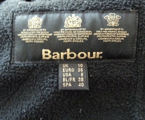 Womens Barbour International Quilt Purple Belted Quilted Jacket - UK 10 - Picture 5 of 6