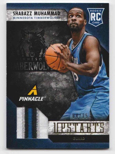 2013-14 Panini Pinnacle Upstarts Jerseys Prime Shabazz Muhammad #11 - Zdjęcie 1 z 2