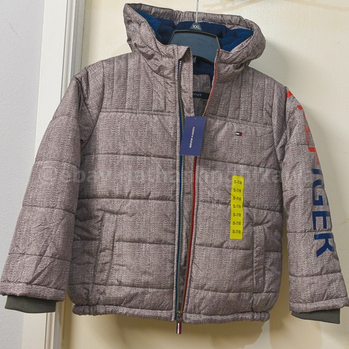 Tommy Hilfiger Boys' Youth Fashion Jacket - BLUE, GREY size S-M - Picture 16 of 22