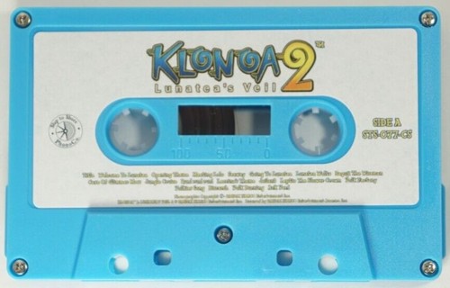 NEW Klonoa 2 Lunatea's Veil Original Game Soundtrack OST Cassette Tape SEALED - Picture 7 of 10
