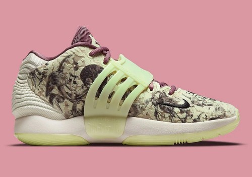 Nike KD 14 Lime Ice Mulberry Men’s Size US 7 Basketball Sneakers Rare New✅ - Picture 3 of 7