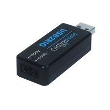 DIGI2RIG USB Sound Card Integrated Auditory and Serial Port for Computer Laptop