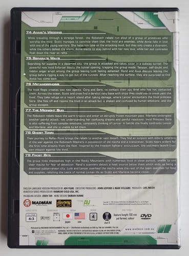 ROBOTECH Remastered Extended 11 12 13 , Reg 4 - Ex-Rental, Episodes 61 to 79 - Picture 4 of 7