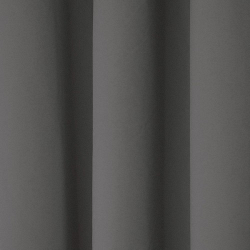 Microfiber Smoke Thermaback Curtain Panel Eclipse Black Out Grommet 42" x 63" - Picture 2 of 4