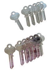 Lot of 13) Cole Key Blanks, EA27 X1014F, Harloc Eagle 5-Pin Locks made in USA