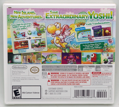 Yoshi's New Island 3DS US NTSC Factory Sealed - Picture 2 of 4