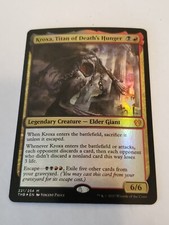 Kroxa, Titan of Death's Hunger NM Foil English Promo Pack Theros Beyond Death x1