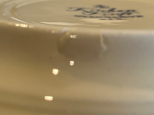 3 VINTAGE HOMER LAUGHLIN KITCHEN KRAFT BOWLS MADE IN USA CREAM W/ GOLD FLORAL - Picture 14 of 17