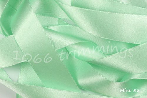 Berisfords ECO Double Satin Ribbon Narrow Widths 3mm 7mm 10mm 15mm 62 Colours - Picture 22 of 85
