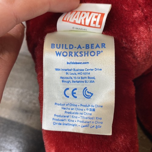 Build A Bear Ironman 16" Iron Man Robot Marvel BAB Plush Stuffed Animal Avengers - Picture 7 of 10