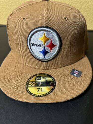 New Era Pittsburgh Steelers 59FIFTY 80 Seasons Side Patch Fitted Hat Size 7 5/8 - Bild 2 von 3