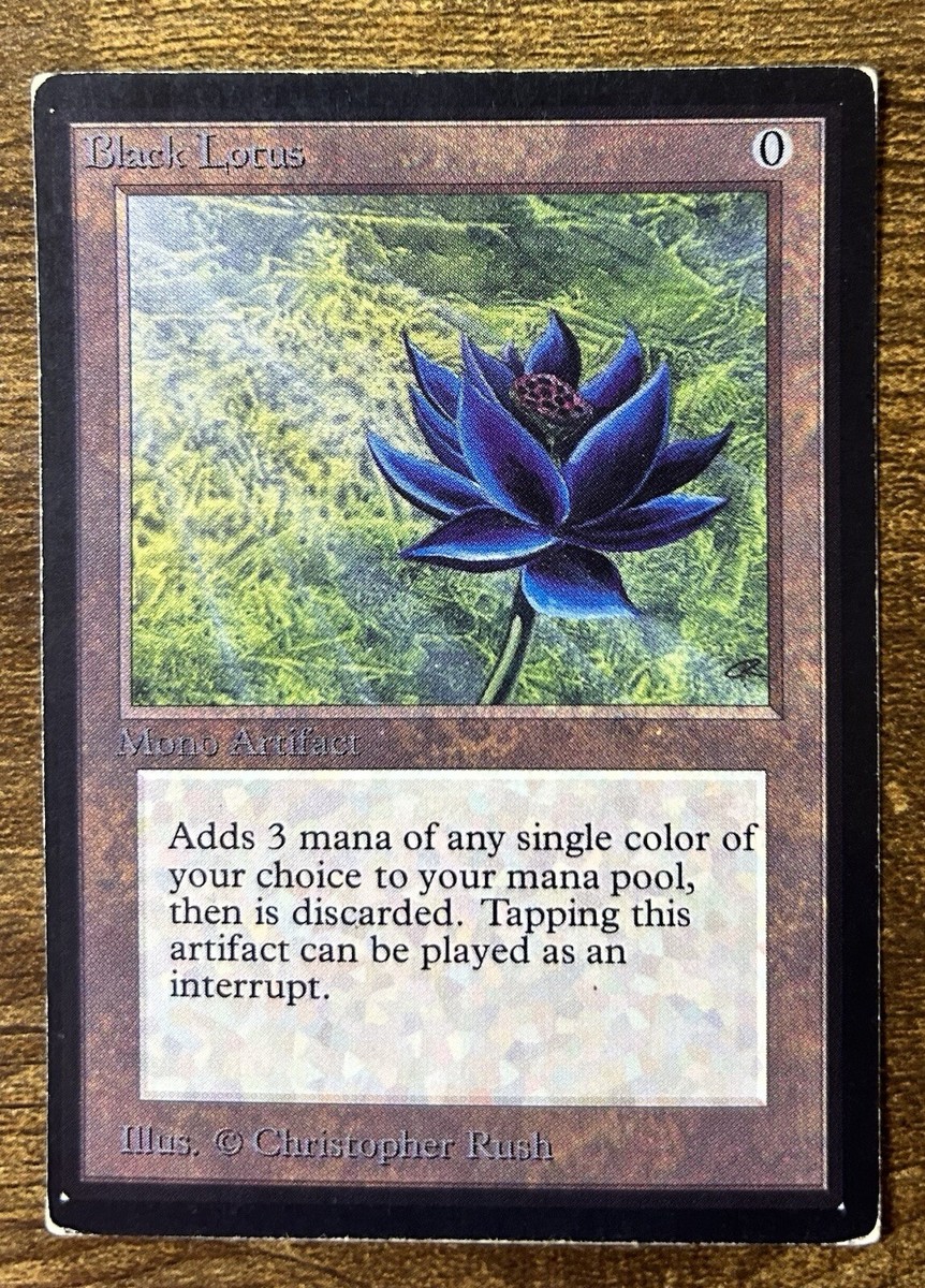 MTG【Blacker Lotus】アーティストプルーフ Blacker Lotus - Unglued - Atomic Empire