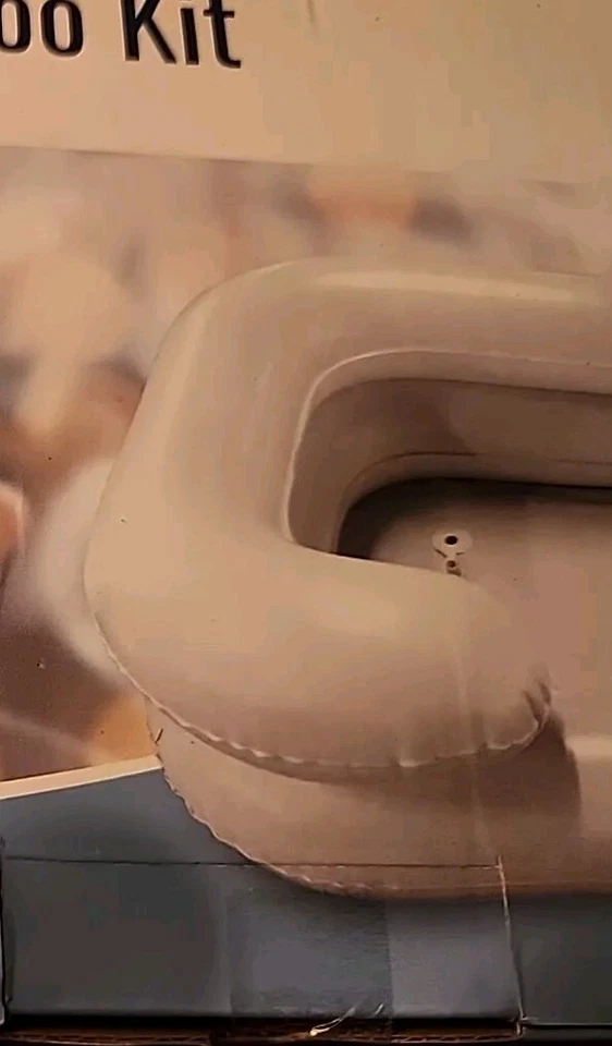 DMI Deluxe Inflatable Vinyl Bed Shampoo Kit For Bedridden/Low Mobility - Image 3 of 4