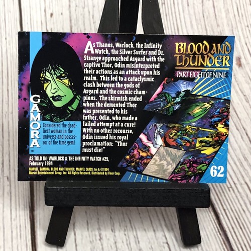 1994 Marvel Universe Gamora - Blood and Thunder #62 - Bild 2 von 4