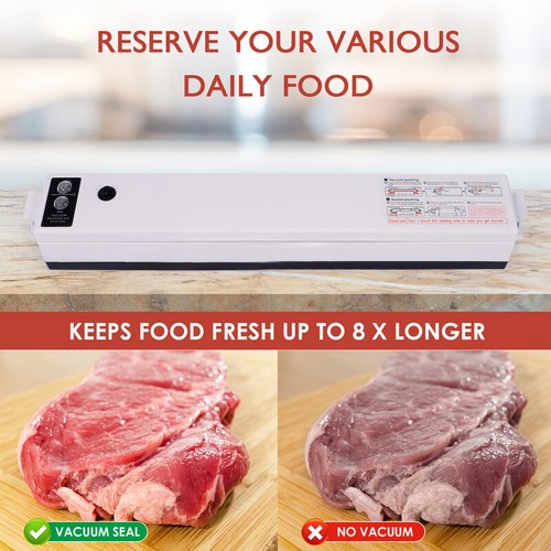 Fully Automatic Vacuum Sealer Machine Wet Dry Food Preservation & 10 Storage Bag - Bild 7 von 13