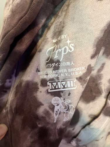 nwt mens JOSIAH Brown Mult 3xloma prps Brown Tie-Dye graphic hoodie size 3X - Picture 14 of 24