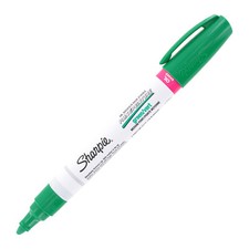 Sharpie Oil-Based Paint Marker For Tire Tread Rubber Medium Point Green 3 Pack
