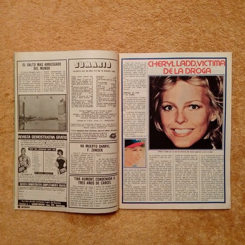CHERYL LADD Cover 1980 Mary Tyler MOORE James JORDAN Poster Jean Paul BELMONDO - Picture 5 of 12