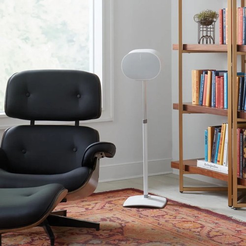 SANUS WSSE3A2 Black White Pair Height-Adjust Speaker Stands for Sonos Era 300™ - Picture 17 of 23