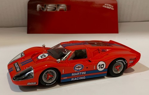 SLOT CAR NSR 0410SW FORD GT40 MKIV #10 MARTINI RED - Picture 2 of 8
