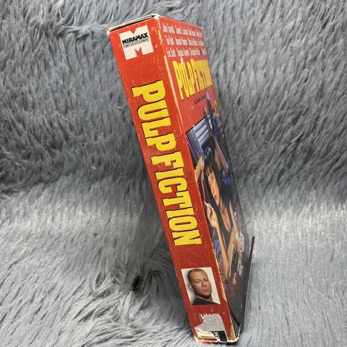 Pulp Fiction VHS 1994 Miramax Quentin Tarantino Travolta Thurman Classic Movie - Picture 3 of 8