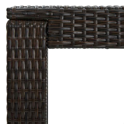 5 Rattan Garden Bar Set with Cushions Bar STOOL OUTDOOR Bar TABLEitzcominghome - Picture 9 of 16