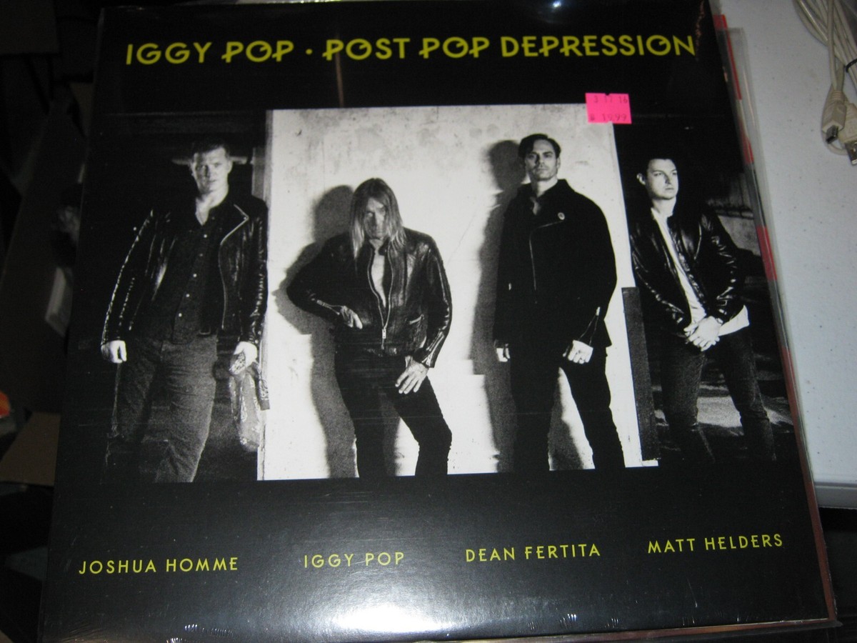 IGGY POP Post Pop Depression LP Vinyl Record New Values Gatefold