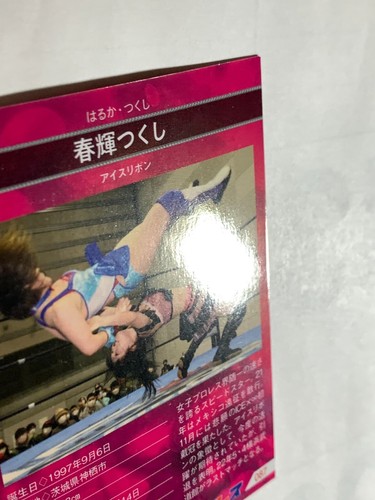 Tsukushi Haruka BBM Woman's Pro-Wrestling collector Jyoshi Pro Card No.087 #2 - Picture 8 of 12