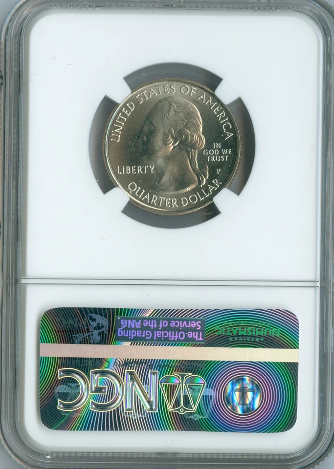 2016 P CUMBERLAND GAP QUARTER NGC MS67 2nd FINEST GRADE SPOTLESS . - Image 4 of 4