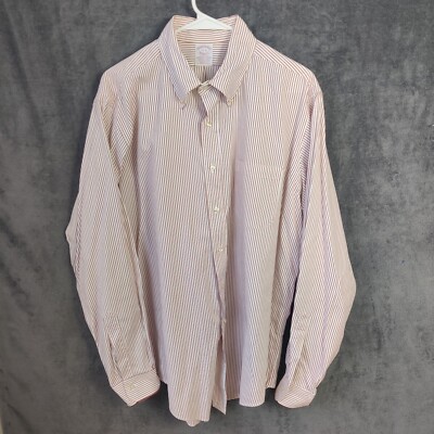 トップス Brooks Brothers makers shirt made in USA Vintage Brooks Brothers Makers Shirt Mens 17-4 Button Up