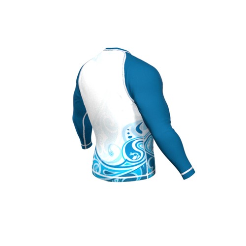 Protector contra erupciones HighType de onda azul manga larga surf, deportes de playa - Imagen 5 de 7