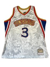 Mitchell Ness Allen Iverson Philadelphia 76ers CNY Swingman Jersey Size XL