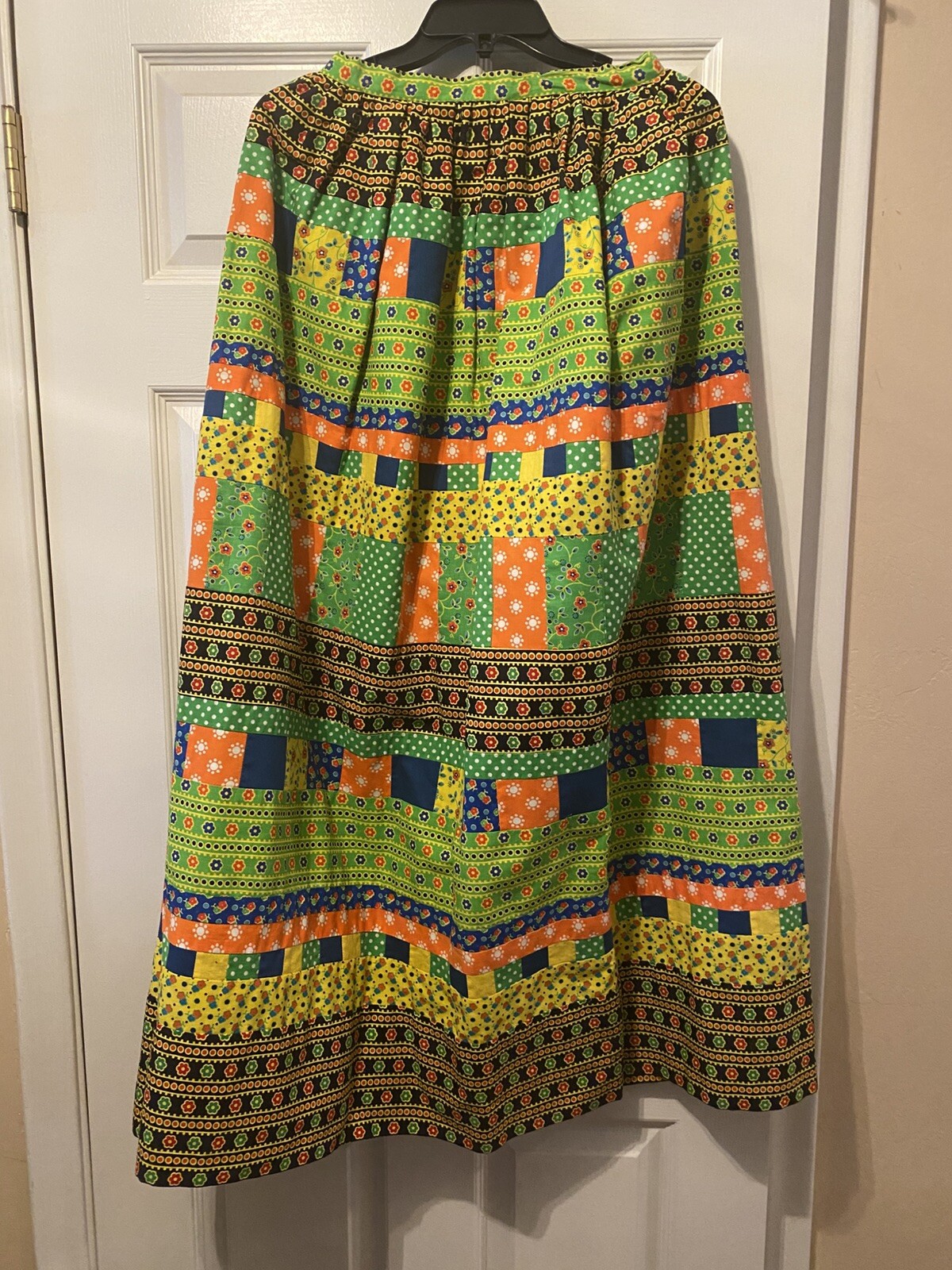 Vintage 1970's  Mountain Artisans Patchwork Maxi … - image 1