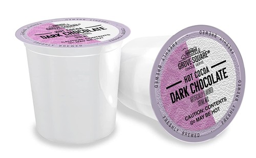 Vainas de cacao Grove Square caliente chocolate oscuro porción única 24 quilates tazas K Keurig - Imagen 3 de 7