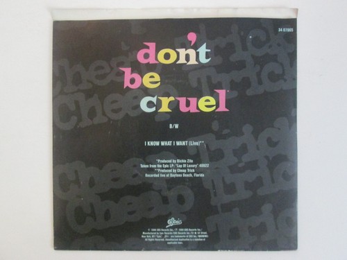 Günstiger Trick Don't Be Cruel mit I Know What I Want 45 - Bild 2 von 2