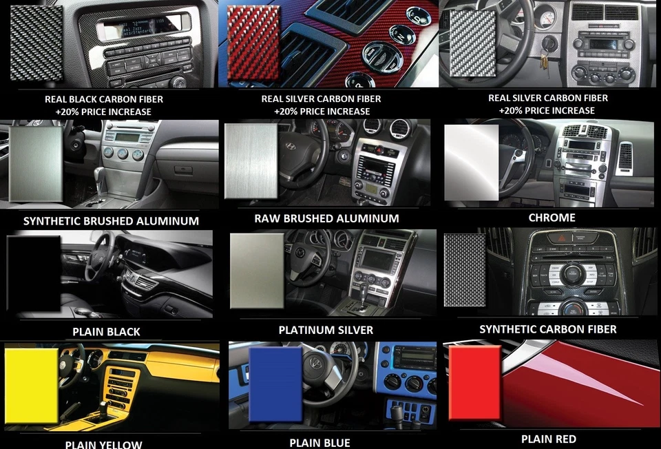 Kit de molduras de tablero de madera grande de lujo para Acura RL 2005-2012 Foto 3 de 3