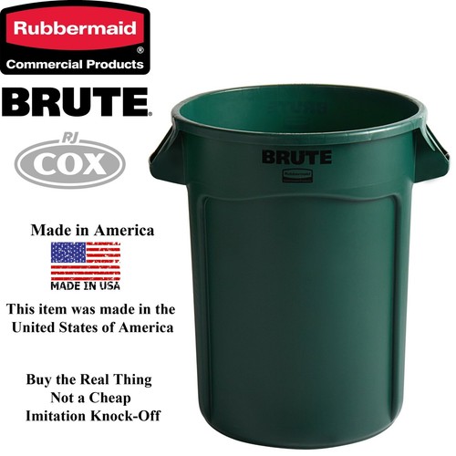 Rubbermaid BRUTE 76 Litre 2620 Rubbish Container Trash Bin Made in the USA - Picture 6 of 7