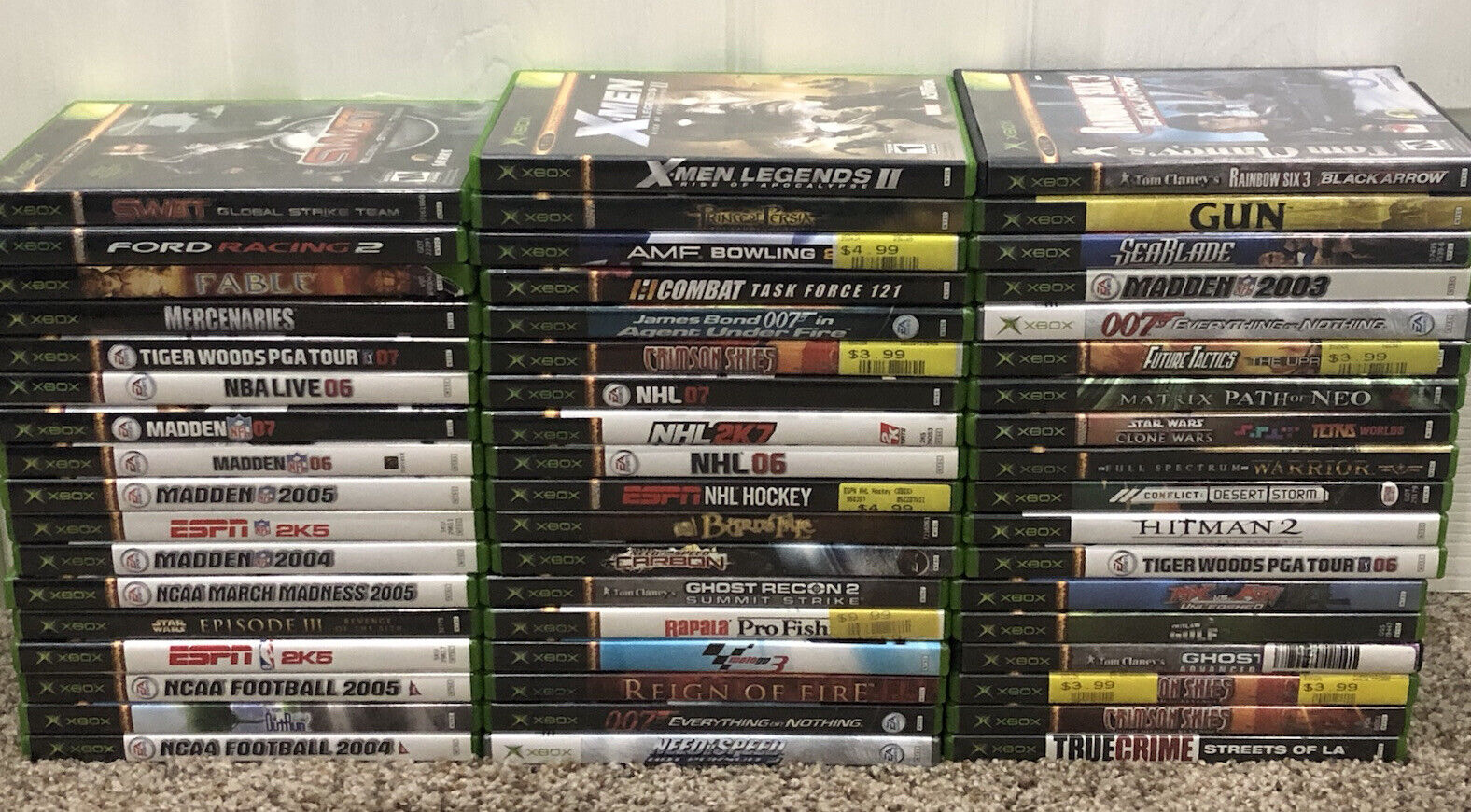 Selección de juegos originales de Xbox. Elige y elige. 007, Hitman, Call of Duty, etc.