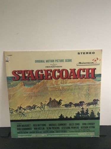 Jerry Goldsmith LP STAGECOACH '66 Stereo NOCH IN SCHRUMPF (SEHR GUTER ZUSTAND + COVER/SEHR GUTER ZUSTAND + SCHALLPLATTE)