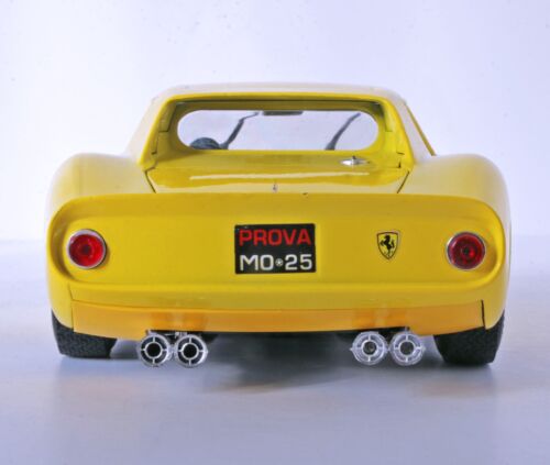 (Vintage) 64 Guiloy Ferrari 250 GTO Yellow w/blk int 1:18 Diecast (Spain) No Box - Picture 7 of 14