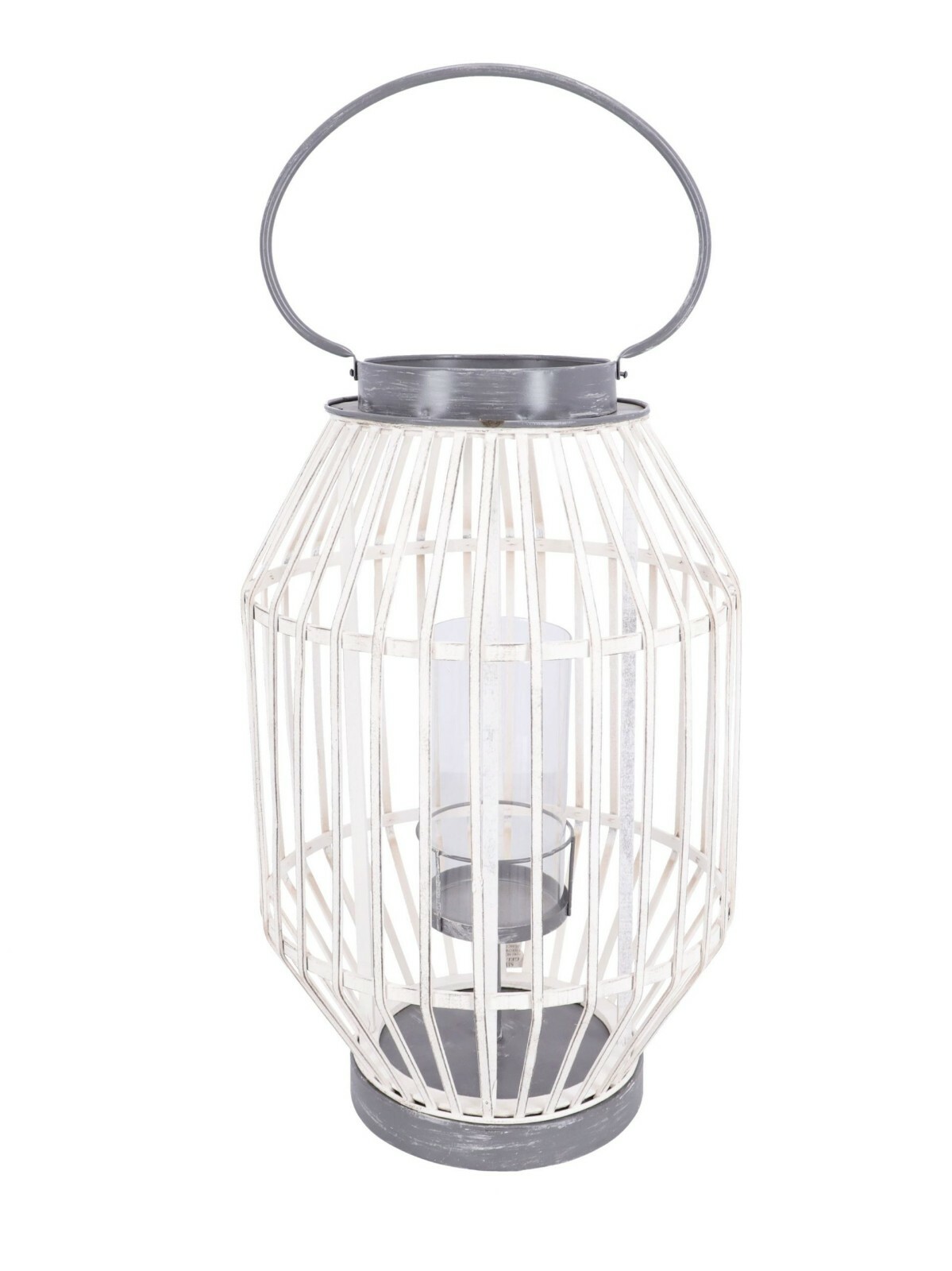 Lanterna Shabby Etnica 60cm - Portacandela in Metallo Arredo Esterno