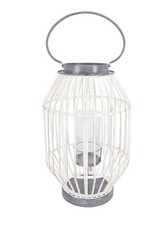 Laterne Kerzenhalter für Draußen Metall Stil Shabby Ethnisch 60 CM Möbel