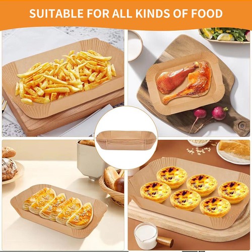 300Stk Backpapier Heißluftfritteuse, für Ninja Grill Backofen Air fryer Friteuse - Bild 18 von 20