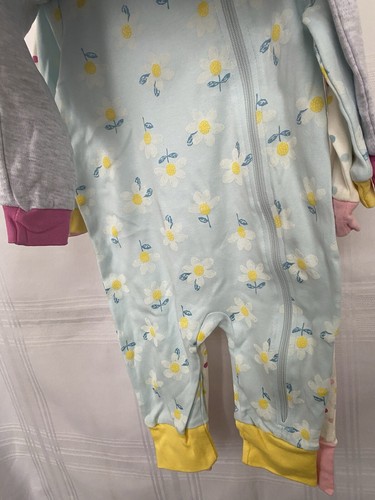 3-Pack Koala Baby Coveralls - 12 Month Girl New - Picture 2 of 4