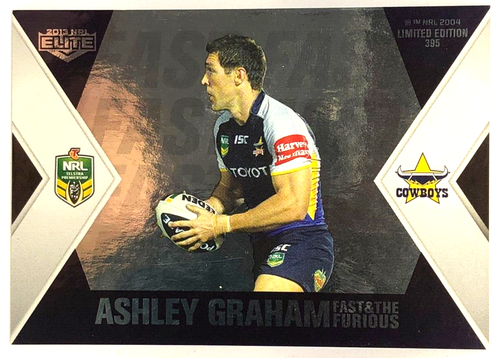 2013 NRL Elite Fast and Furious Silver #FF4 North Queensland Cowboys Graham/Sims